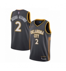 Thunder 2 Shai Gilgeous Alexander Charcoal Basketball Swingman City Edition 2019 20 Jersey Thunder 2 Shai Gilgeous Alexander Charcoal Basketball Swingman City Edition 2019 20 Jersey