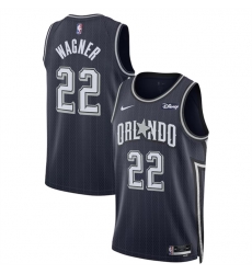 Men Orlando Magic 22 Franz Wagner Navy 2023 24 City Edition Stitched Basketball Jersey Men Orlando Magic 22 Franz Wagner Navy 2023 24 City Edition Stitched Basketball Jersey