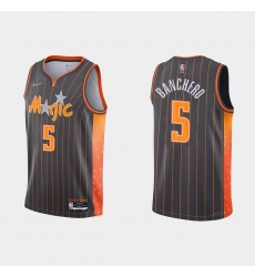 Men Orlando Magic 5 Paolo Banchero 2021 22 City Edition Black 75th Anniversary Stitched Basketball Jersey Men Orlando Magic 5 Paolo Banchero 2021 22 City Edition Black 75th Anniversary Stitched Basketball Jersey