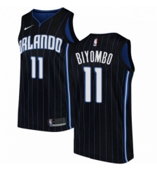 Mens Nike Orlando Magic 11 Bismack Biyombo Swingman Black Alternate NBA Jersey Statement Edition Mens Nike Orlando Magic 11 Bismack Biyombo Swingman Black Alternate NBA Jersey Statement Edition
