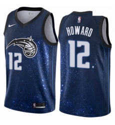 Mens Nike Orlando Magic 12 Dwight Howard Authentic Blue NBA Jersey City Edition Mens Nike Orlando Magic 12 Dwight Howard Authentic Blue NBA Jersey City Edition