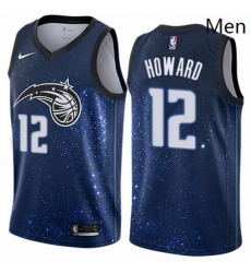 Mens Nike Orlando Magic 12 Dwight Howard Swingman Blue NBA Jersey City Edition Mens Nike Orlando Magic 12 Dwight Howard Swingman Blue NBA Jersey City Edition