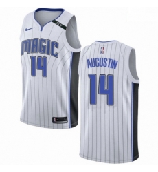 Mens Nike Orlando Magic 14 DJ Augustin Authentic NBA Jersey Association Edition Mens Nike Orlando Magic 14 DJ Augustin Authentic NBA Jersey Association Edition