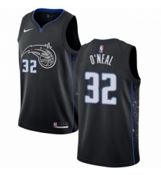 Mens Nike Orlando Magic 32 Shaquille O Neal Swingman Black NBA Jersey City Editi Mens Nike Orlando Magic 32 Shaquille O Neal Swingman Black NBA Jersey City Editi
