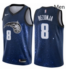 Mens Nike Orlando Magic 8 Mario Hezonja Authentic Blue NBA Jersey City Edition Mens Nike Orlando Magic 8 Mario Hezonja Authentic Blue NBA Jersey City Edition