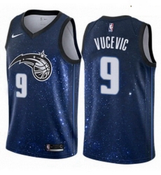 Mens Nike Orlando Magic 9 Nikola Vucevic Swingman Blue NBA Jersey City Edition Mens Nike Orlando Magic 9 Nikola Vucevic Swingman Blue NBA Jersey City Edition