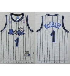 Nike NBA Orlando Magic 1 Tracy McGrady White Throwback Swingman Jersey Nike NBA Orlando Magic 1 Tracy McGrady White Throwback Swingman Jersey