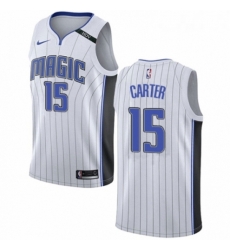 Womens Nike Orlando Magic 15 Vince Carter Swingman NBA Jersey Association Edition Womens Nike Orlando Magic 15 Vince Carter Swingman NBA Jersey Association Edition