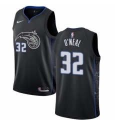Womens Nike Orlando Magic 32 Shaquille ONeal Swingman Black NBA Jersey City Editi Womens Nike Orlando Magic 32 Shaquille ONeal Swingman Black NBA Jersey City Editi