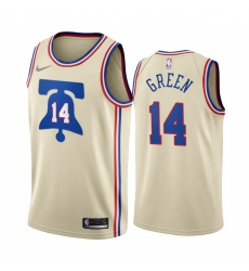 Men Philadelphia 76ers 14 Danny Green Cream NBA Swingman 2020 21 Earned Edition Jersey Men Philadelphia 76ers 14 Danny Green Cream NBA Swingman 2020 21 Earned Edition Jersey