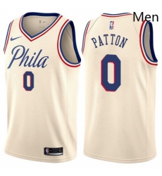 Mens Nike Philadelphia 76ers 0 Justin Patton Swingman Cream NBA Jersey City Edition Mens Nike Philadelphia 76ers 0 Justin Patton Swingman Cream NBA Jersey City Edition