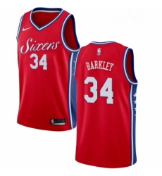 Mens Nike Philadelphia 76ers 34 Charles Barkley Swingman Red Alternate NBA Jersey Statement Edition Mens Nike Philadelphia 76ers 34 Charles Barkley Swingman Red Alternate NBA Jersey Statement Edition