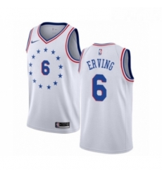 Mens Nike Philadelphia 76ers 6 Julius Erving White Swingman Jersey Earned Edition Mens Nike Philadelphia 76ers 6 Julius Erving White Swingman Jersey Earned Edition