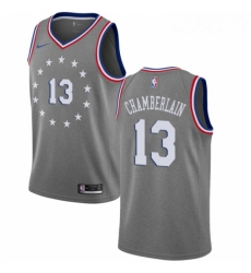 Womens Nike Philadelphia 76ers 13 Wilt Chamberlain Swingman Gray NBA Jersey City Edition Womens Nike Philadelphia 76ers 13 Wilt Chamberlain Swingman Gray NBA Jersey City Edition