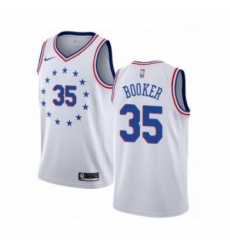 Womens Nike Philadelphia 76ers 35 Trevor Booker White Swingman Jersey Earned Edition Womens Nike Philadelphia 76ers 35 Trevor Booker White Swingman Jersey Earned Edition