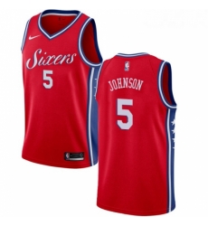 Womens Nike Philadelphia 76ers 5 Amir Johnson Authentic Red Alternate NBA Jersey Statement Edition Womens Nike Philadelphia 76ers 5 Amir Johnson Authentic Red Alternate NBA Jersey Statement Edition