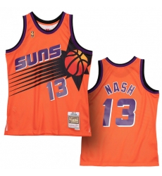Men Phoenix Suns 13 Steve Nash Orange 1996 97 Throwback Stitched Jersey Men Phoenix Suns 13 Steve Nash Orange 1996 97 Throwback Stitched Jersey
