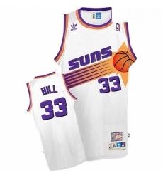 Mens Adidas Phoenix Suns 33 Grant Hill Swingman White Throwback NBA Jersey Mens Adidas Phoenix Suns 33 Grant Hill Swingman White Throwback NBA Jersey