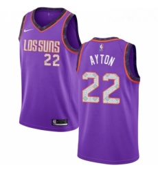 Mens Nike Phoenix Suns 22 Deandre Ayton Swingman Purple NBA Jersey 2018 19 City Edition Mens Nike Phoenix Suns 22 Deandre Ayton Swingman Purple NBA Jersey 2018 19 City Edition