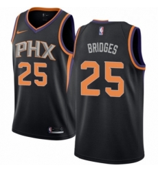 Mens Nike Phoenix Suns 25 Mikal Bridges Authentic Black NBA Jersey Statement Edition Mens Nike Phoenix Suns 25 Mikal Bridges Authentic Black NBA Jersey Statement Edition
