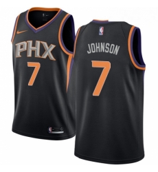 Mens Nike Phoenix Suns 7 Kevin Johnson Authentic Black Alternate NBA Jersey Statement Edition Mens Nike Phoenix Suns 7 Kevin Johnson Authentic Black Alternate NBA Jersey Statement Edition