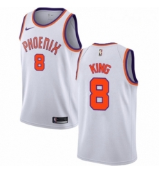 Mens Nike Phoenix Suns 8 George King Swingman White NBA Jersey Association Edition Mens Nike Phoenix Suns 8 George King Swingman White NBA Jersey Association Edition
