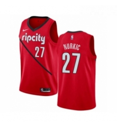 Womens Nike Portland Trail Blazers 27 Jusuf Nurkic Red Swingman Jersey Earned Edition Womens Nike Portland Trail Blazers 27 Jusuf Nurkic Red Swingman Jersey Earned Edition