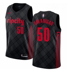 Womens Nike Portland Trail Blazers 50 Caleb Swanigan Swingman Black NBA Jersey City Edition Womens Nike Portland Trail Blazers 50 Caleb Swanigan Swingman Black NBA Jersey City Edition