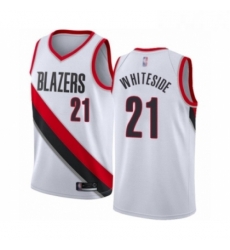Womens Portland Trail Blazers 21 Hassan Whiteside Swingman White Basketball Jersey Association Edition Womens Portland Trail Blazers 21 Hassan Whiteside Swingman White Basketball Jersey Association Edition