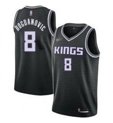 Kings 8 Bogdan Bogdanovic Black Basketball Swingman Statement Edition Jersey Kings 8 Bogdan Bogdanovic Black Basketball Swingman Statement Edition Jersey
