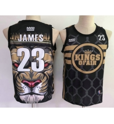Men Los Angeles Lakers 23 Lebron James Black With Sacramento Kings Of Air Swingman Nike Fashion Jersey Men Los Angeles Lakers 23 Lebron James Black With Sacramento Kings Of Air Swingman Nike Fashion Jersey