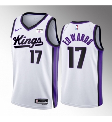 Men Sacramento Kings 17 Kessler Edwards White 2023 24 Association Edition Stitched Basketball Jersey Men Sacramento Kings 17 Kessler Edwards White 2023 24 Association Edition Stitched Basketball Jersey