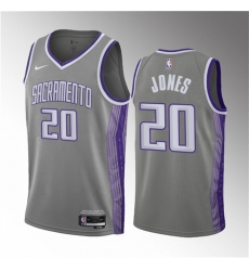 Men Sacramento Kings 20 Colby Jones Grey 2023 Draft City Edition Stitched Jersey Men Sacramento Kings 20 Colby Jones Grey 2023 Draft City Edition Stitched Jersey
