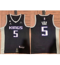Men Sacramento Kings 5 De 27Aaron Fox Black No 6 Patch Stitched Jersey Men Sacramento Kings 5 De 27Aaron Fox Black No 6 Patch Stitched Jersey