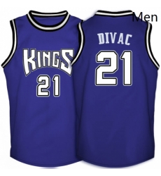 Mens Adidas Sacramento Kings 21 Vlade Divac Swingman Purple Throwback NBA Jersey Mens Adidas Sacramento Kings 21 Vlade Divac Swingman Purple Throwback NBA Jersey