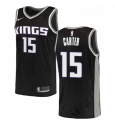 Mens Nike Sacramento Kings 15 Vince Carter Authentic Black NBA Jersey Statement Edition Mens Nike Sacramento Kings 15 Vince Carter Authentic Black NBA Jersey Statement Edition