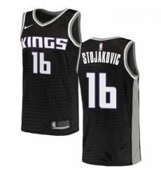 Mens Nike Sacramento Kings 16 Peja Stojakovic Authentic Black NBA Jersey Statement Edition Mens Nike Sacramento Kings 16 Peja Stojakovic Authentic Black NBA Jersey Statement Edition