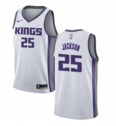Mens Nike Sacramento Kings 25 Justin Jackson Authentic White NBA Jersey Association Edition Mens Nike Sacramento Kings 25 Justin Jackson Authentic White NBA Jersey Association Edition