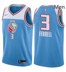 Mens Nike Sacramento Kings 3 Yogi Ferrell Swingman Blue NBA Jersey City Edition Mens Nike Sacramento Kings 3 Yogi Ferrell Swingman Blue NBA Jersey City Edition