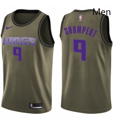 Mens Nike Sacramento Kings 9 Iman Shumpert Swingman Green Salute to Service NBA Jersey Mens Nike Sacramento Kings 9 Iman Shumpert Swingman Green Salute to Service NBA Jersey