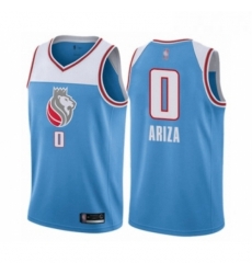 Mens Sacramento Kings 0 Trevor Ariza Authentic Blue Basketball Jersey City Edition Mens Sacramento Kings 0 Trevor Ariza Authentic Blue Basketball Jersey City Edition