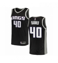 Mens Sacramento Kings 40 Harrison Barnes Authentic Black Basketball Jersey Statement Edition Mens Sacramento Kings 40 Harrison Barnes Authentic Black Basketball Jersey Statement Edition