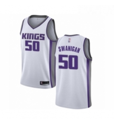 Mens Sacramento Kings 50 Caleb Swanigan Authentic White Basketball Jersey Association Edition Mens Sacramento Kings 50 Caleb Swanigan Authentic White Basketball Jersey Association Edition
