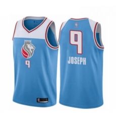 Mens Sacramento Kings 9 Cory Joseph Authentic Blue Basketball Jersey City Edition Mens Sacramento Kings 9 Cory Joseph Authentic Blue Basketball Jersey City Edition