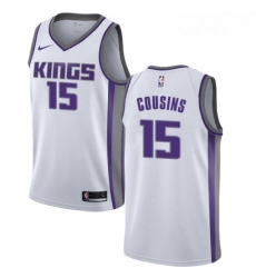 Womens Nike Sacramento Kings 15 DeMarcus Cousins Authentic White NBA Jersey Association Edition Womens Nike Sacramento Kings 15 DeMarcus Cousins Authentic White NBA Jersey Association Edition