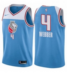 Womens Nike Sacramento Kings 4 Chris Webber Swingman Blue NBA Jersey City Edition Womens Nike Sacramento Kings 4 Chris Webber Swingman Blue NBA Jersey City Edition