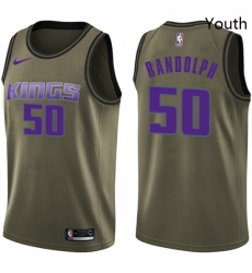 Youth Nike Sacramento Kings 50 Zach Randolph Swingman Green Salute to Service NBA Jersey Youth Nike Sacramento Kings 50 Zach Randolph Swingman Green Salute to Service NBA Jersey
