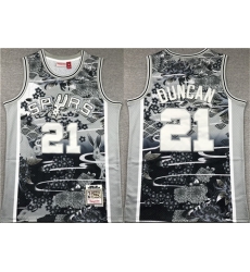 Men San Antonio Spurs 21 Tim Duncan Black White Classics Swingman Stitched Jersey Men San Antonio Spurs 21 Tim Duncan Black White Classics Swingman Stitched Jersey