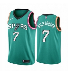 Men San Antonio Spurs 7 Josh Richardson 2022 23 Teal City Edition Stitched Jersey Men San Antonio Spurs 7 Josh Richardson 2022 23 Teal City Edition Stitched Jersey
