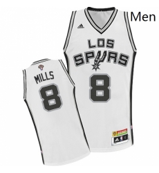 Mens Adidas San Antonio Spurs 8 Patty Mills Swingman White Latin Nights NBA Jersey Mens Adidas San Antonio Spurs 8 Patty Mills Swingman White Latin Nights NBA Jersey